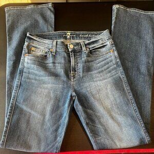 7 for all mankind  Karah Bootcut  Medium Wash  Denim Jeans Size 28